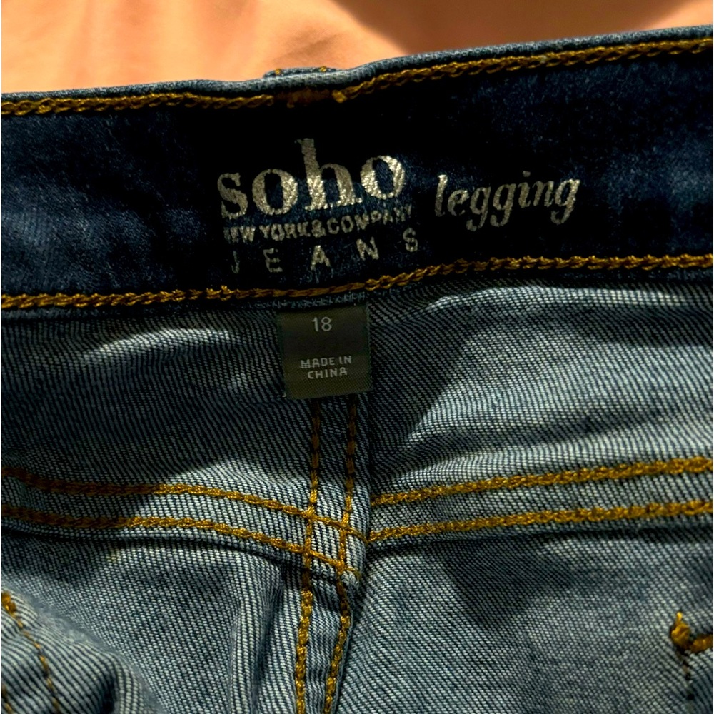 size 18 soho jeans (jeggings)